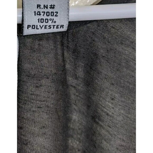 The Jetset Diaries TJD Kaftan Kimono Cover Up Black Sheer One Size Fits Most - Picture 6 of 8